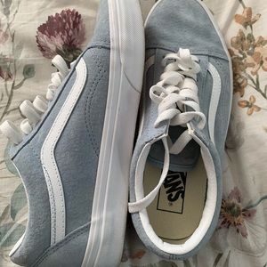 Blue velvet vans